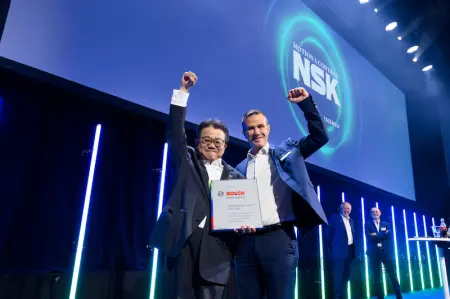 NSK جایزه جهانی تامین کننده بوش را اعطا کرد
