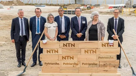 سنگ پایه برای دفتر مرکزی جدید NTN اروپا گذاشته شد